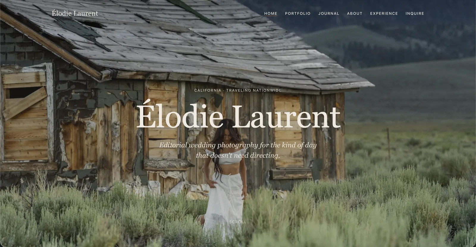 Rosetta Standard wedding photographer website template — bespoke, SEO-optimised design built on one foundation